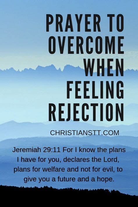 Prayer to overcome the spirit of rejection – Artofit