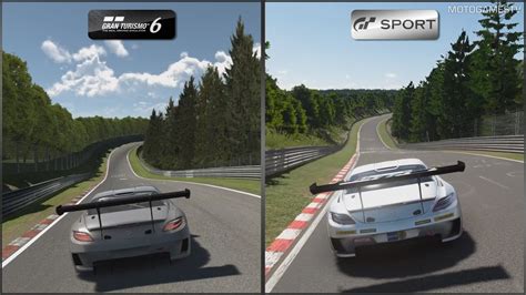 Gran Turismo Vs Gran Turismo Sport Beta Mercedes Benz Sls Amg Gt