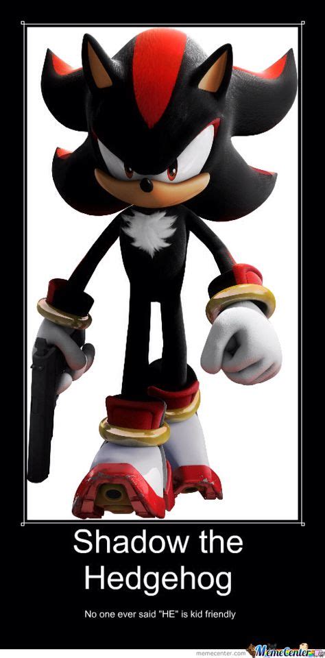 Shadow the hedgehog meme | Hedgehog, Sonic the hedgehog, Sonic and shadow