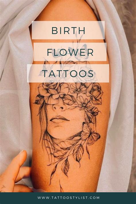 Birth Flower Tattoo Rose Tattoo June Birth Flower Birth Flower Tattoos Birth Flowers