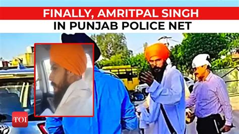 Arrest Vs Surrender Amritpal Singhs Aides Say He Willingly Gave