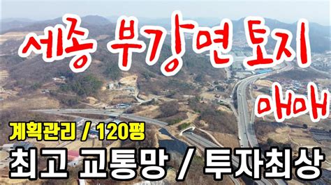 세종시 토지매매 부강면갈산리 계획관리 Youtube