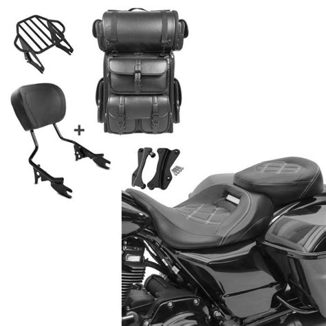 Set Sissybar Ki Hecktasche Lx Kompatibel Mit Harley Road King