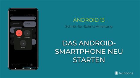 Das Android Smartphone Neu Starten Android 13 Youtube