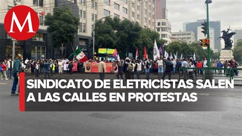 Integrantes del SME y ANUEE marchan al Zócalo de CdMx YouTube