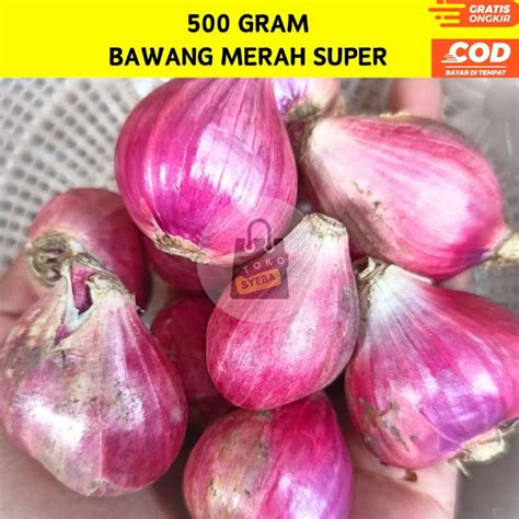 Jual 500gram Bawang Merah Super Bawang Merah Kering Shopee Indonesia