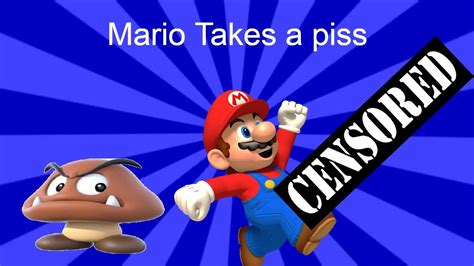 Mario Takes A Piss Remastered Youtube