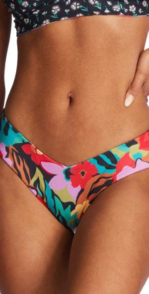 Billabong Islands Away Fiji Reversible Bikini Bottoms In Multi At