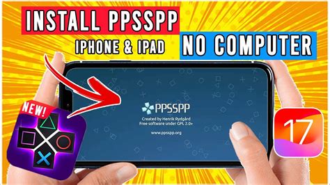 How To Install Ppsspp On Ios Easily No Computer Youtube