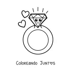 Dibujos De Anillo De Bodas Para Colorear Para Colorear Pintar E