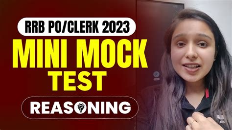 Mini Mock Rrb Po Clerk Reasoning Parul Gera Puzzle Pro