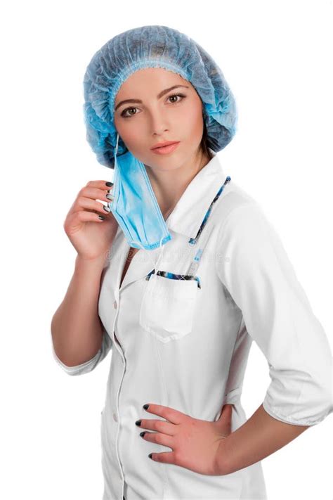 Doctor Wearing Surgical Mask Stock Photo Image Of Healthcare People