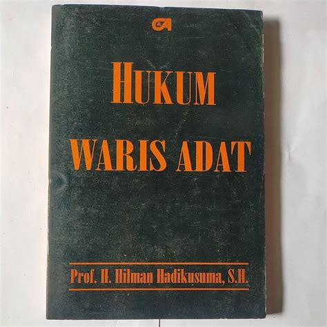 Jual Hukum Waris Adat Hilman Hadikusuma Shopee Indonesia