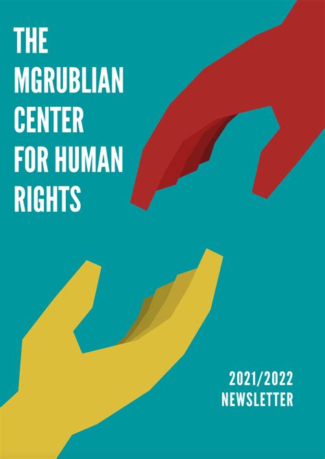 Newsletter Mgrublian Center For Human Rights