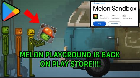 Melon Playground Is Back On Play Store New Update Is Coming Soon Melon Sandbox 21 5 Youtube