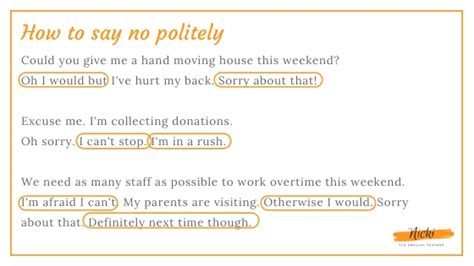 Master The Art Of Declining How To Say No Politely Examples