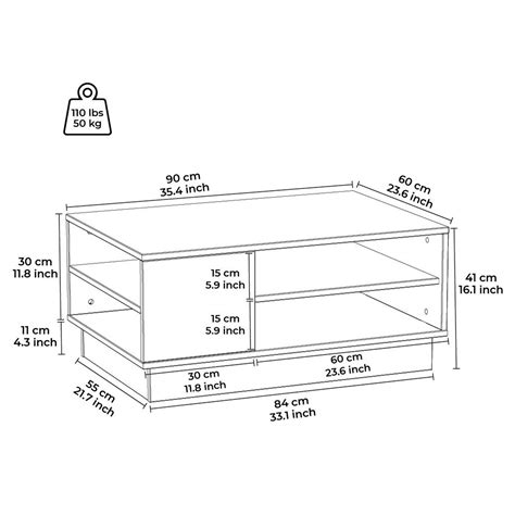 Mesa De Centro Con Almacenamiento WellHome Well Home