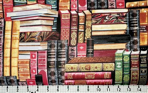 Timeless Treasures Library Books Cm8214 Fabric By The Etsy