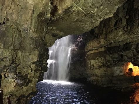 Waterfall inside Smoo Cave, Scotland | Scotland vacation, Scotland ...