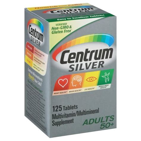 Centrum Silver Multivitamin For Adults 50 Plus Multivitamin Multimineral Supplement With