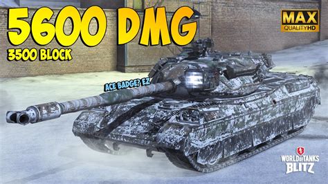 Type 71 In Action 5600 DAMAGE Ace Badge WoT Blitz Gameplay YouTube