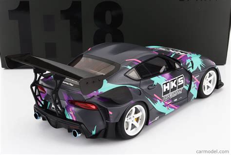 GT SPIRIT GT407 Scale 1 18 TOYOTA SUPRA GR A90 COUPE HKS PRESS 2019