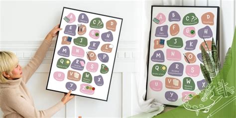 Speech Language Pathology Alphabet Poster Teacher Made