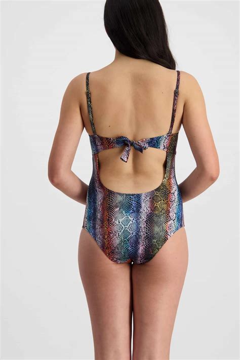 Moontide Swimwear Jungle Night Bandea Bikini Top One Piece Swimsuit