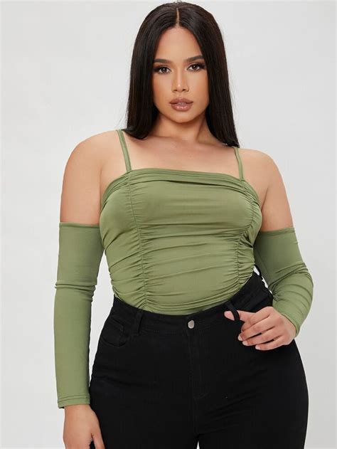 Free Returns Free Shipping On Orders 49 Plus Cold Shoulder Ruched