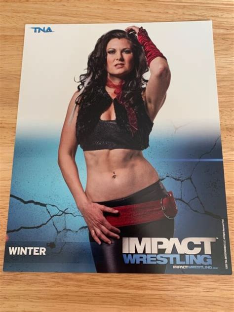 Winter Official 2011 Tna Wrestling 8x10 Promo Photo Un Signed Wwe Wcw Aew Ecw Ebay