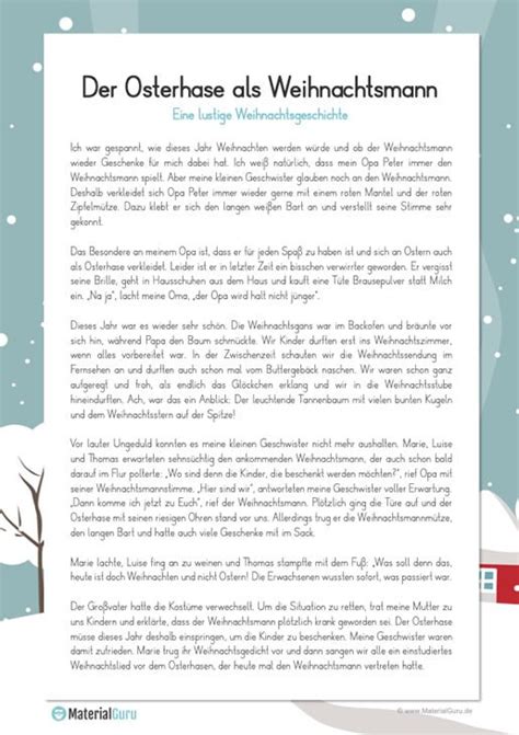 Geschichten Zum Nachdenken 15 Minuten Weihnachten Geschichte Vorlage