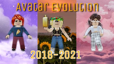 Roblox Avatar Evolution 2018 2021 Youtube