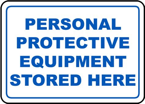 PPE Stored Here Sign Claim Your 10 Discount