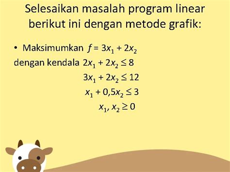 Materi 1 Program Linier Dengan Grafik Riset Operasi