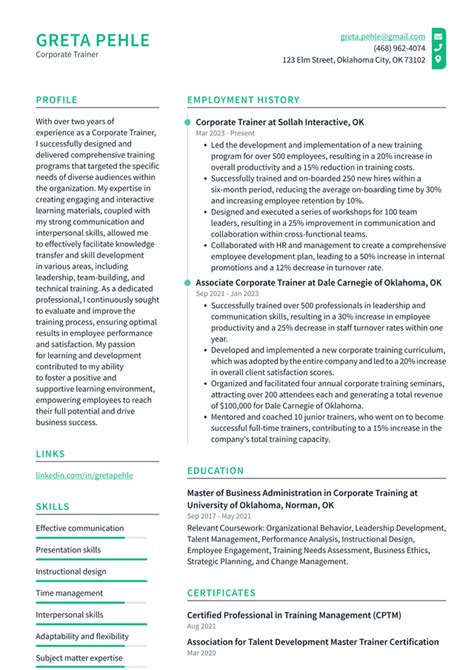 Walgreens Corporate Trainer Resume Examples Resumecat