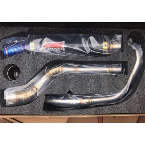 Y Zr Exhaust Pipe Open Racing Muffler Box Opbr King Drag Mm Mm