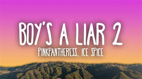 Pinkpantheress And Ice Spice Boys A Liar Pt 2 Lyrics Youtube