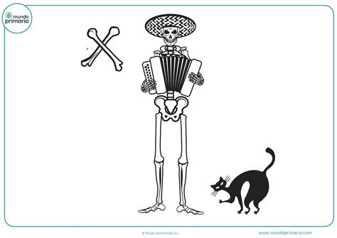 Dibujos De Día De Muertos Para Colorear Mundo Primaria