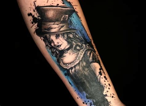 Best Dark Alice In Wonderland Tattoo Ideas That Will Blow Your Mind