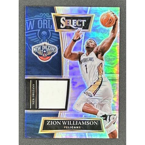 Zion Williamson 2021 22 Select Selective Swatches 9 Pristine Auction