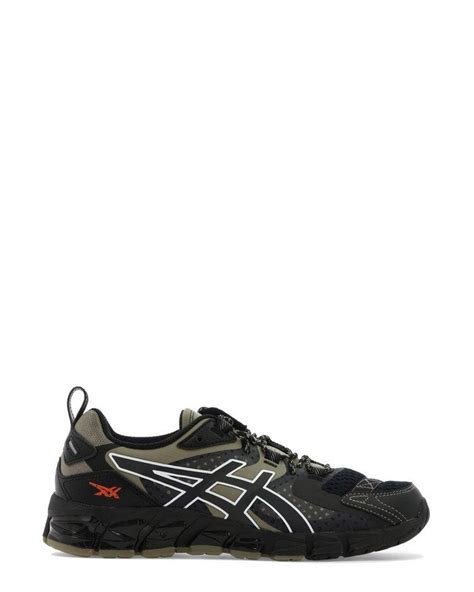 Asics Gel Quantum 180 Lace Up Sneakers In Black For Men Lyst Uk