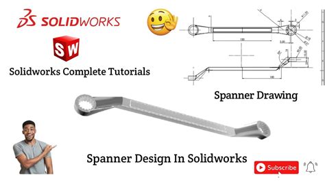 Solidworks Tutorials How To Design Spanner In Solidworks YouTube