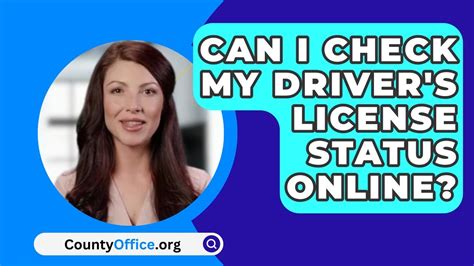 Can I Check My Driver S License Status Online Countyoffice Org Youtube