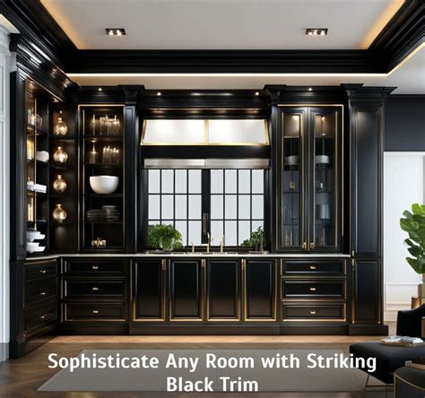 Sophisticate Any Room with Striking Black Trim - Corley Designs