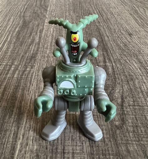 Fisher Price Imaginext Plankton And Robot Exo Suit Figure Spongebob