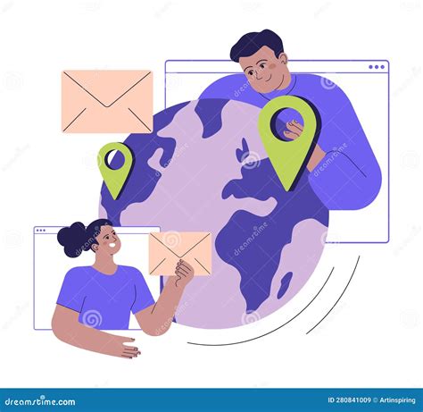 Positive Aspect of Social Networks. Characters Communicating with Each