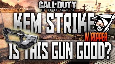 COD Ghosts KEM Strike W New DLC Gun The Ripper YouTube