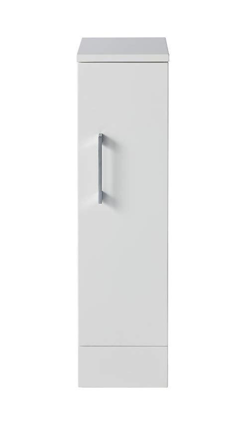 Slimline White Gloss Bathroom Cabinet Semis Online