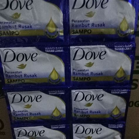 Jual Dove Shampo Renceng Isi 12 Pcs Shopee Indonesia