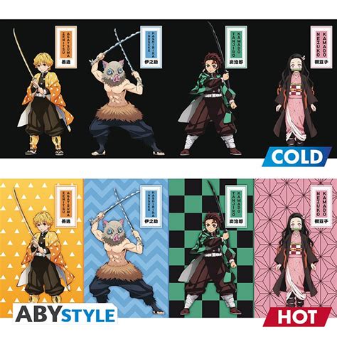 Animefanshop De Tanjiro Nezuko Zenitsu Inosuke Thermotasse